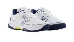 Мужские кроссовки теннисные EA7 Unisex Woven Sneaker Clay - белый