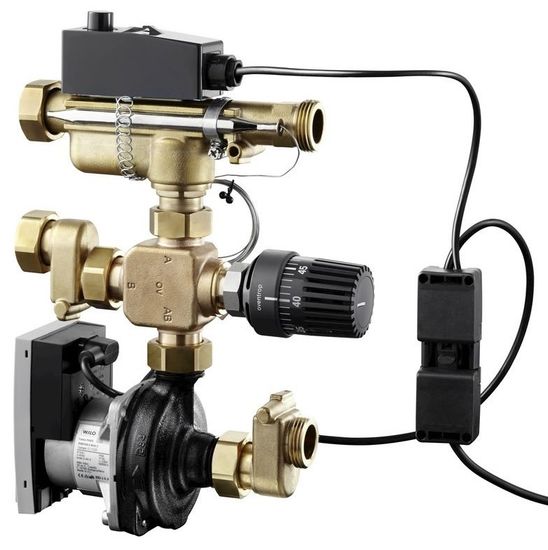 Насосно-смесительный узел Oventrop Regufloor HN 1151600 с насосом Wilo Yonos Para RSB 15/6