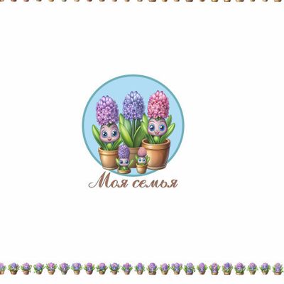 Купон Гиацинты Моя Семья2 на белом