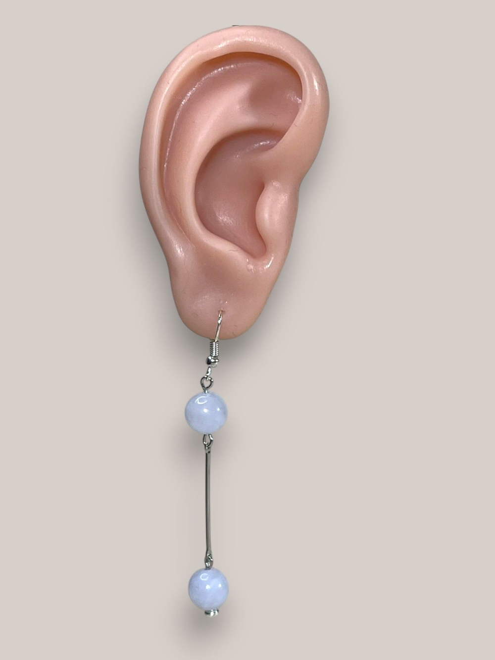 Серьги минимализм с палочкой