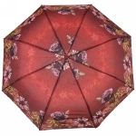 Зонт женский полуавтомат «Ultramarine - Олимпия», цвет микс, 8 спиц, d-100см, длина в слож. виде 30см