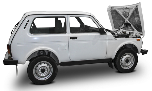 Газовый упор капота АвтоУпор для ВАЗ 2121 (4x4) (V - 1.7) 2006-2021/2131 (4x4) (V - 1.7) 2006-2021, 1 шт., ULA4X4011