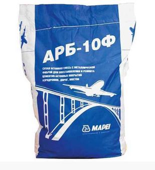 Mapei ARB 10F ремонтный состав с щебнем и фиброй 25кг