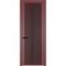 Алюминиевая дверь 3AGP красный антрацит стекло чёрный триплекс