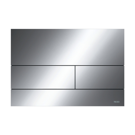 Металлическая панель смыва для унитаза TECEsquare II, (хром глянцевый)