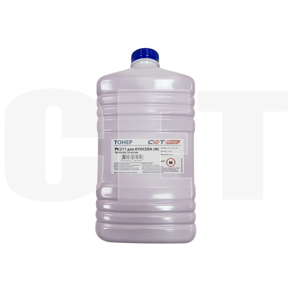 Тонер PK211 TK-8545M, TK-8555M для KYOCERA TASKalfa 5054ci/6054ci (Japan) Magenta, 500гр, OSP0211M-500