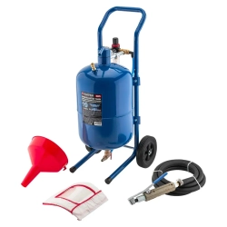 Пескоструйный аппарат передвижной пневматический напорного типа (бак 19л, 170-566л/мин, 4-8,5атм) Forsage F-SB5