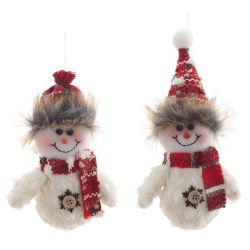 GAEM Снеговик подвесной, L10 W6 H19 см, 2в.