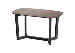 Стол обеденный Cross 2 140*80 см (орех, черный)