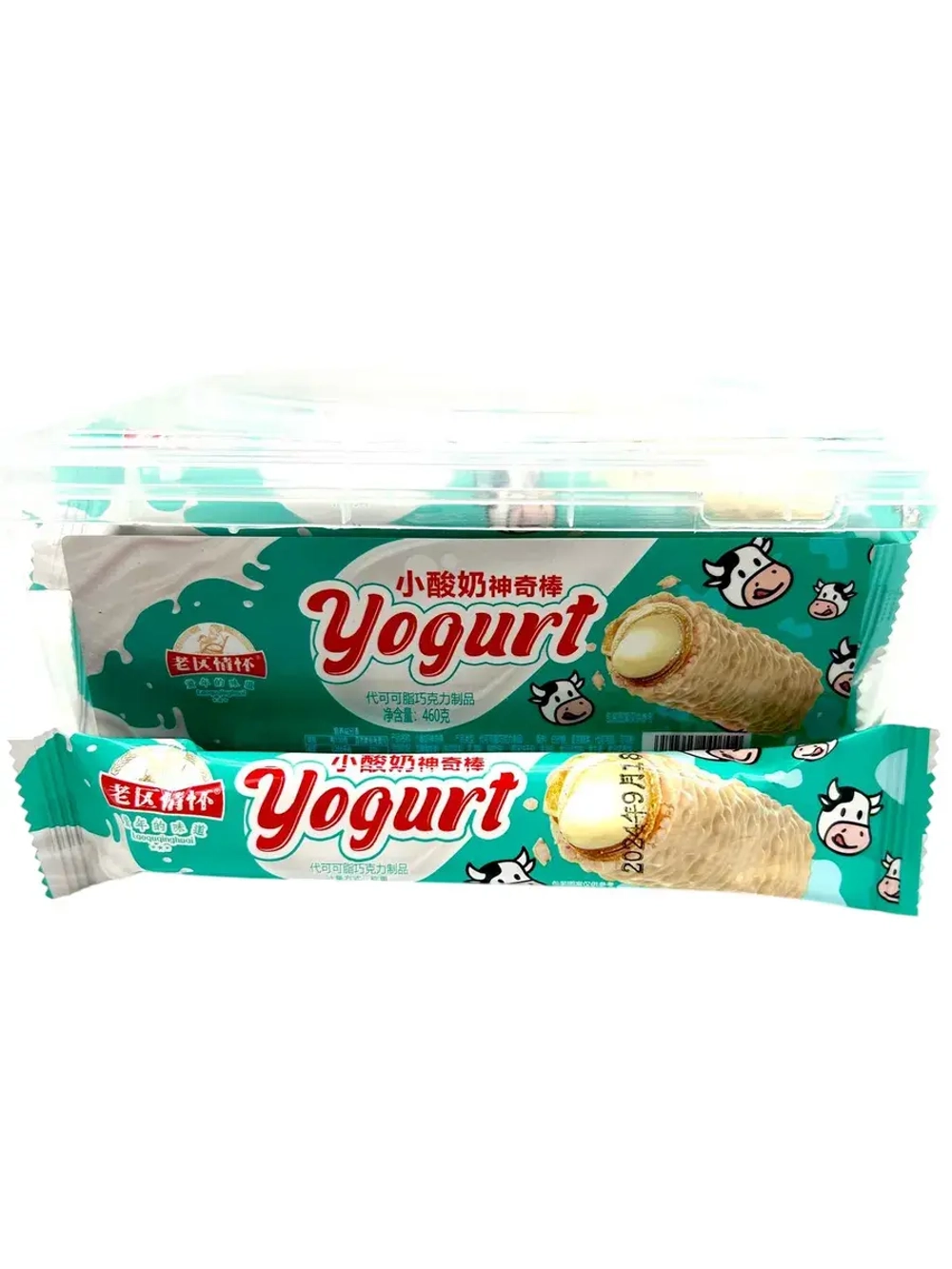 Печенье хрустящие трубочки со вкусом йогурта 25 г * 20 шт