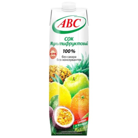 Сок натуральный ABC Мультифрукт 1 л