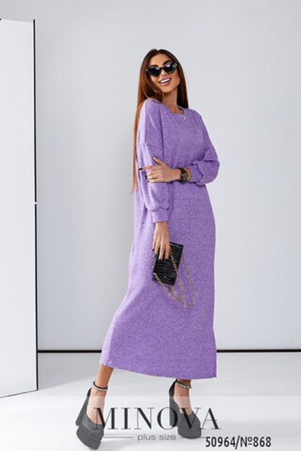 Платье 868-сиреневый Minova Фото 2