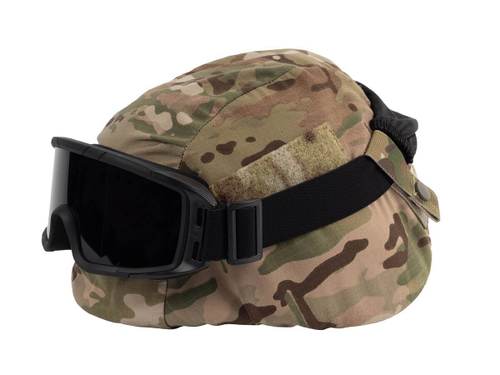 Маска стрелковая ShotTime Puma, защитная, чёрная, линза серая