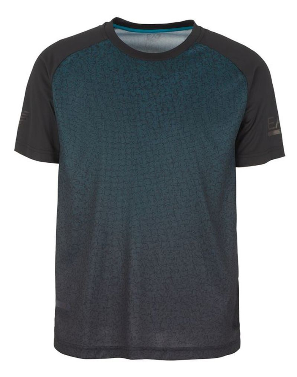 Мужская теннисная футболка EA7 Man Jersey T-Shirt - fancy black