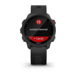 Умные часы Garmin Forerunner 245 Music черные с черным ремешком