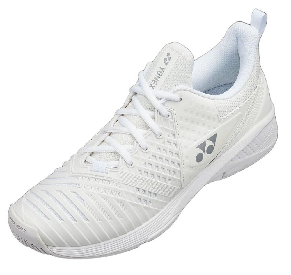 Женские теннисные кроссовки Yonex Power Cushion Sonicage 3 - white/silver
