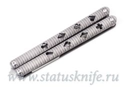 Нож Осаренко Дмитрий DOCK Balisong Damascusфотография - 8