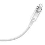 USB-C - Lightning Кабель Baseus Explorer STC Charging+Data 20W 1m - White