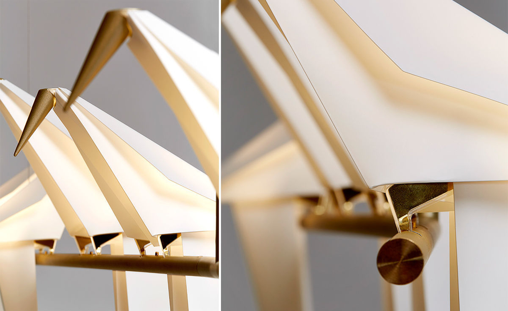 Pendant design lamp  PERCH by Moooi (5 lampshades)