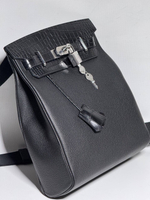 Нагрудная сумка-слинг Hermes со вставками из кожи крокодила