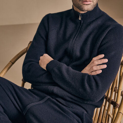 Домашний костюм мужской Frette Artmate Navy Blue (L)