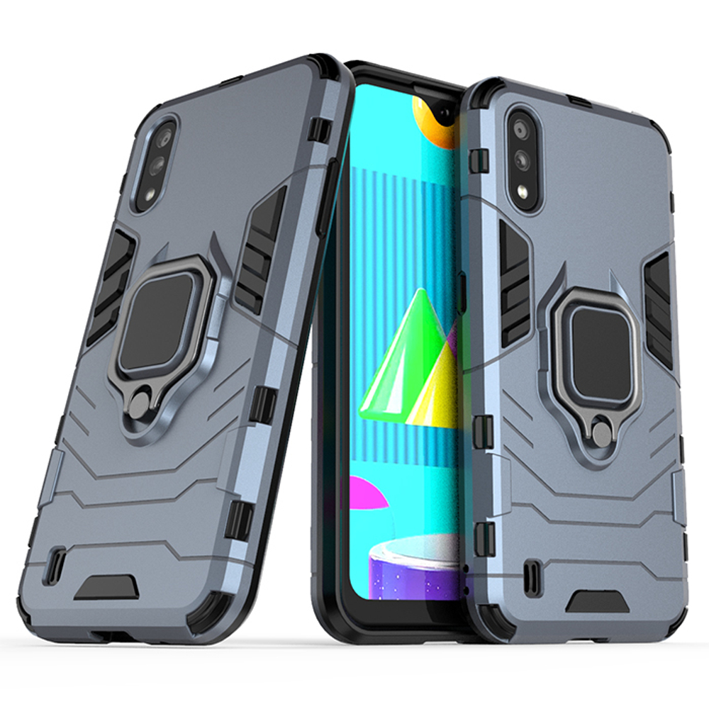 Противоударный чехол с кольцом Panther Case для Samsung Galaxy M01