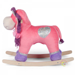 Качалка мягкая Тутси "Корова "Баранка" (розовый 10 фраз, музыка), 700-2020