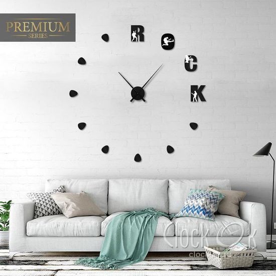 Настенные 3D часы Rock