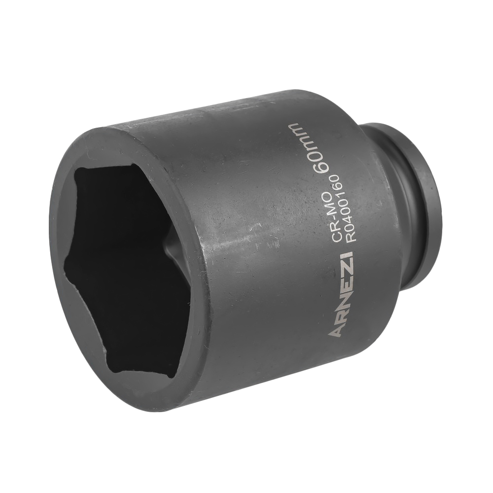 Головка ударная 3/4" 6-гр. 60 мм Cr-Mo удлиненная, на холдере ARNEZI R0400160