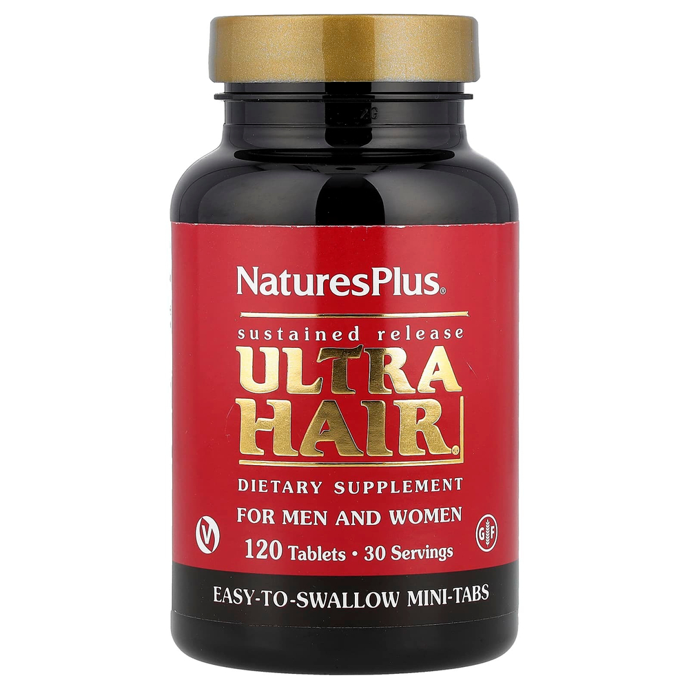 NaturesPlus, Ultra Hair®, для мужчин и женщин, 120 таблеток