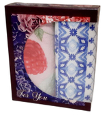 Набор из 3-х вафельных полотенец в подарочной упаковке, 100% хлопок, Россия.