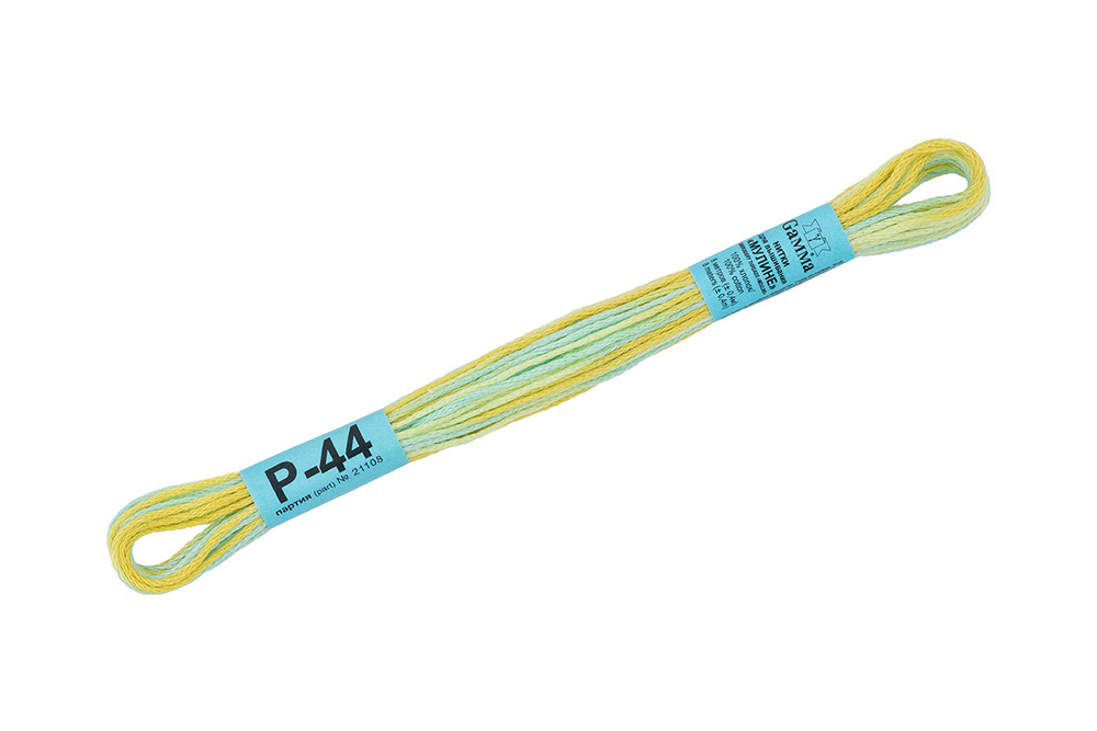 Мулине "Gamma" меланж, 8 м, 100% хлопок, № Р-44