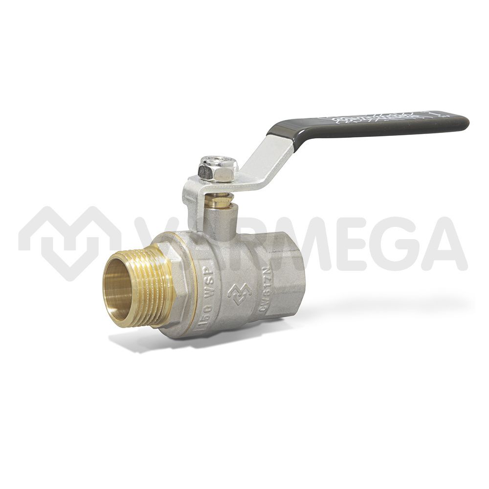 Кран шаровый Varmega Toro VM02101 1/2&quot; НР-ВР, полнопроходной, ручка-рычаг