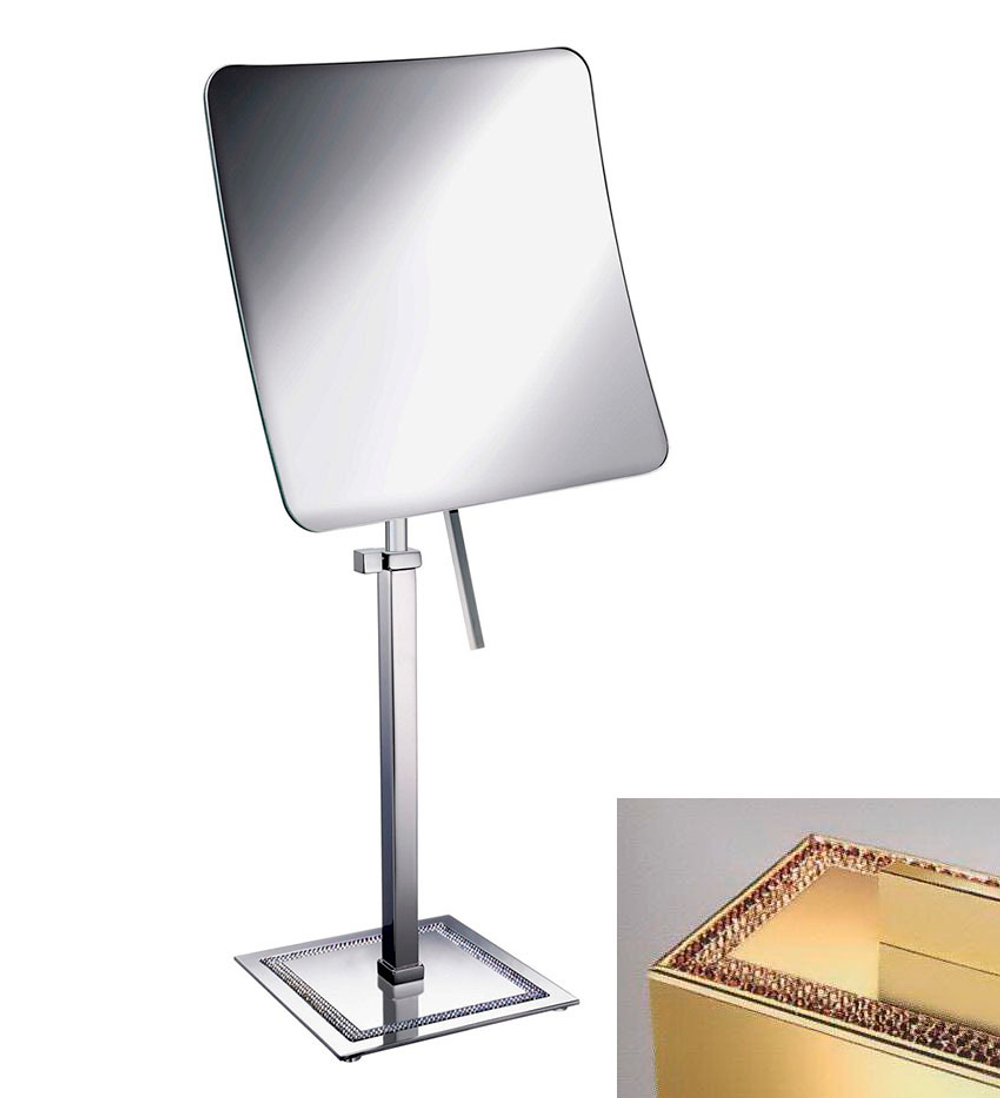 Зеркало косметическое Windisch 99537O 5X Shine Light Square Испания