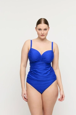 PRIMADONNA Swim Mantas топ танкини с полной чашкой, синий электрик