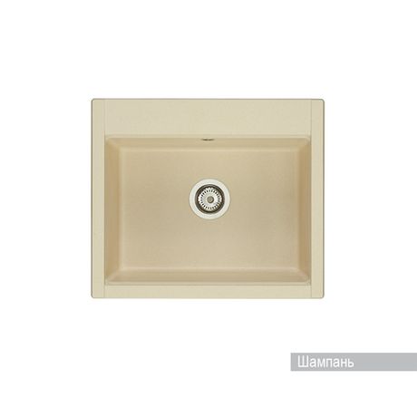 Кухонная мойка AQUATON Делия 60 Шампань