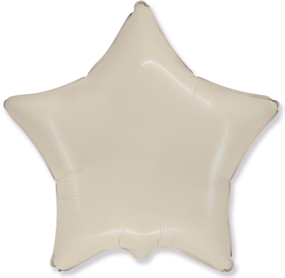 Звезда 18" Кремовый, сатин Fm