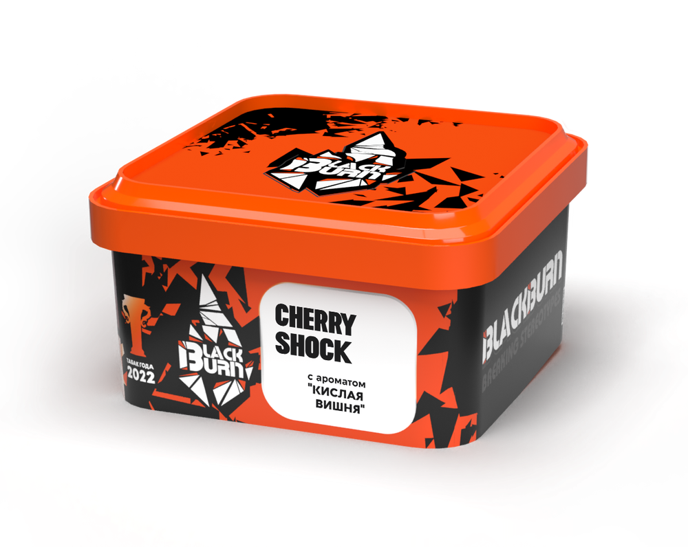 М. Табак для кальяна BlackBurn Cherry Shock (Кислая вишня), 200г.