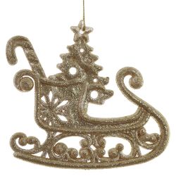 GAEM Изделие декоративное подвесное "Сани", L12 W0,5 H10 см, 4в.
