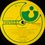 Scorpions - Lovedrive (Европа)