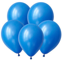 Шар 5" Синий пастель/ Royal blue деко