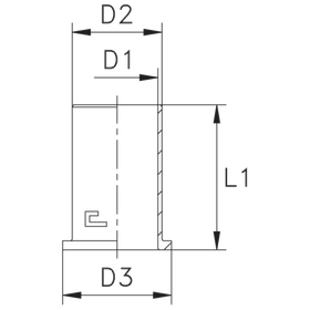 Втулка усиливающая DN 28 (без резьбы)