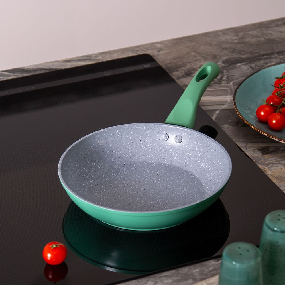 СКОВОРОДА AGNESS С АНТИПРИГАРНЫМ ПОКРЫТИЕМ "SMOKY", 20Х4,3СМ