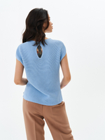 Джемпер "капля" голубой