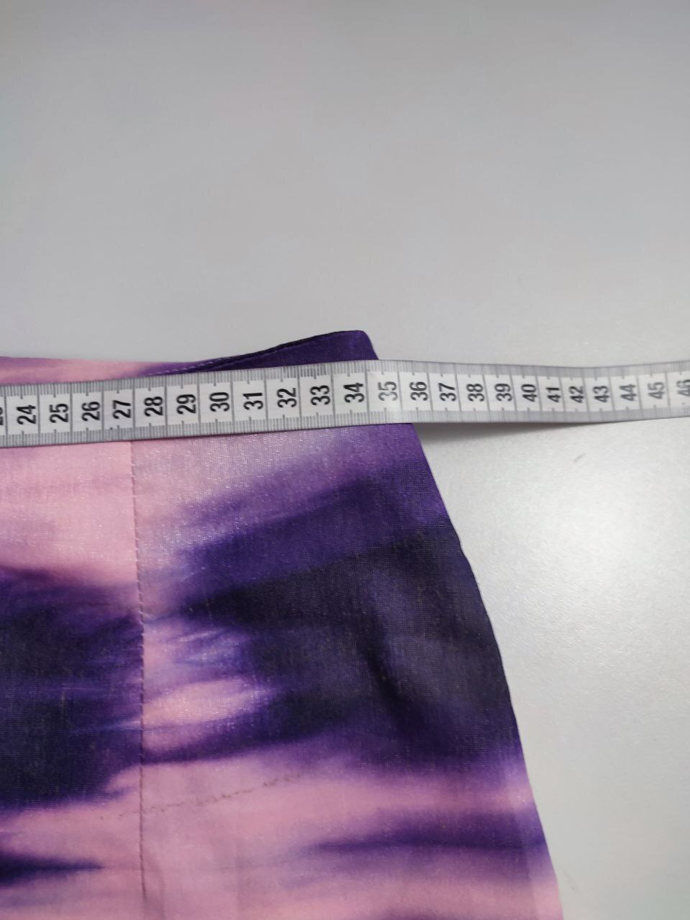 Юбка с акварельным принтом 46 размер