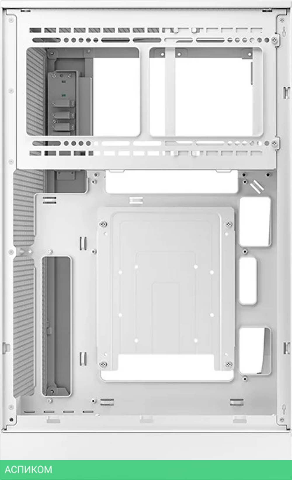 Корпус DeepCool CH270 Digital WH без БП (R-CH270-WHNDM0-G-1)
