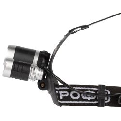 Фонарь налобный светодиодный Трофи GA-106 аккумуляторный 4 режима трехламповый High Power Headla | Налобные фонари