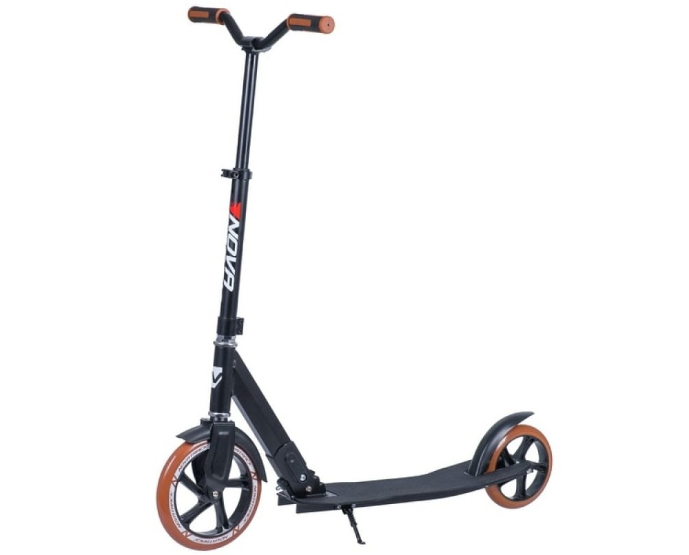 Самокат для детей NOVATRACK DEFT,  230/180 мм, черный