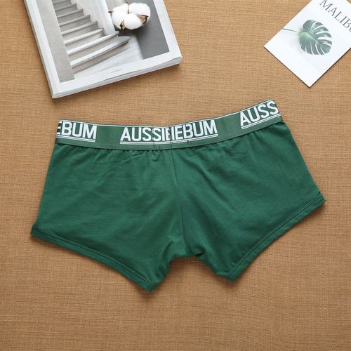 Мужские трусы хипсы зеленые Aussiebum