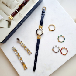 Часы Anne Klein со сменными безелями и ремнями